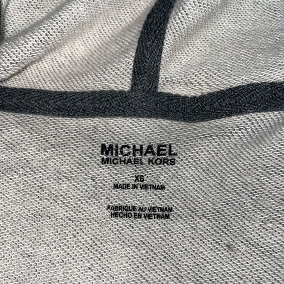 Michael Kors Lightweight Hooded Zip-up Sweater - Picture 4 of 4